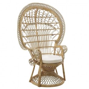 ΚΑΡΕΚΛΑ PEACOCK ΡΑΤΤΑΝ NATURAL 115X72X149